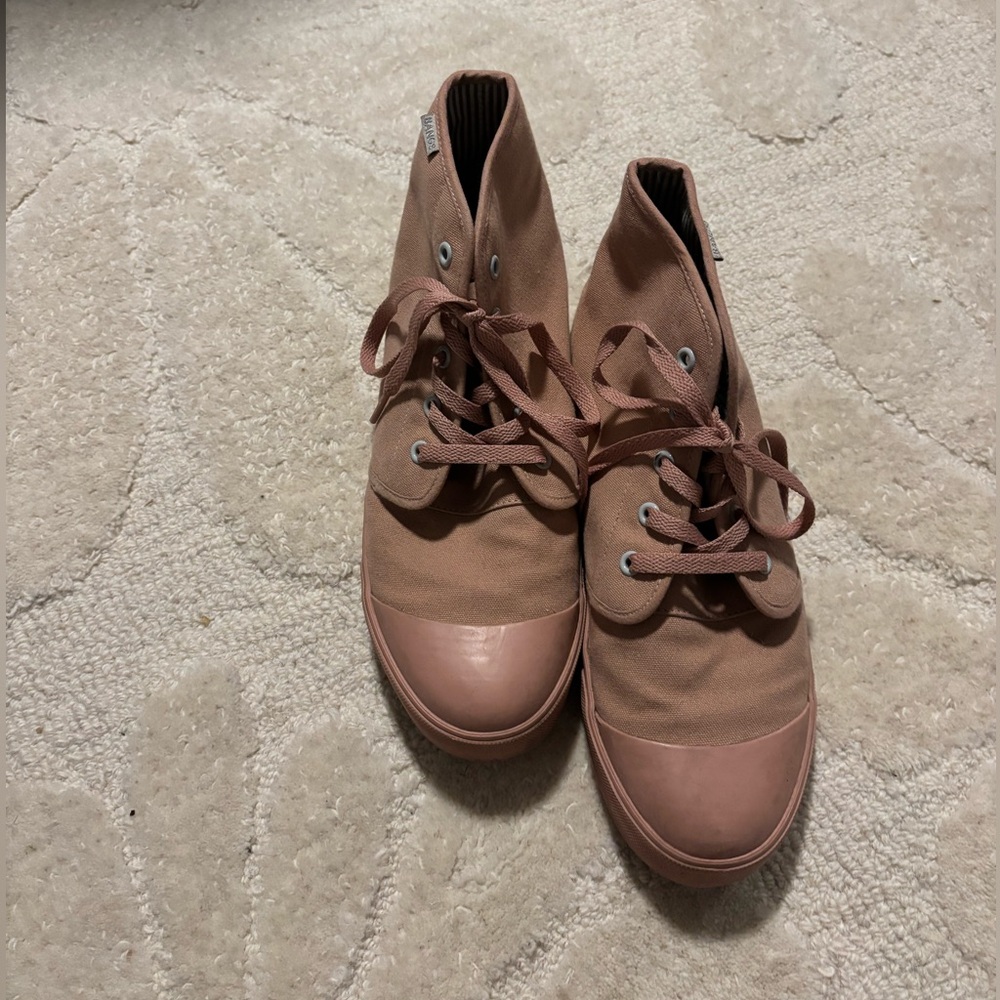 Bangs Pink High Top Shoes Size 10.5